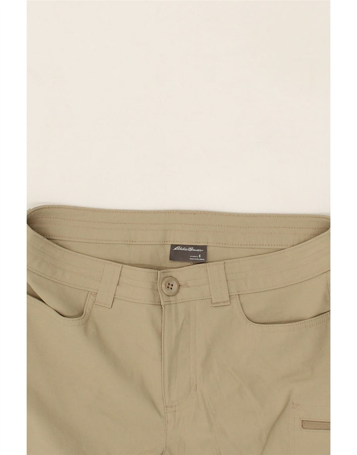 EDDIE BAUER Womens Cargo Shorts US 6 Medium W30 Beige Nylon Vintage Eddie Bauer and Second-Hand Eddie Bauer from Messina Hembry 