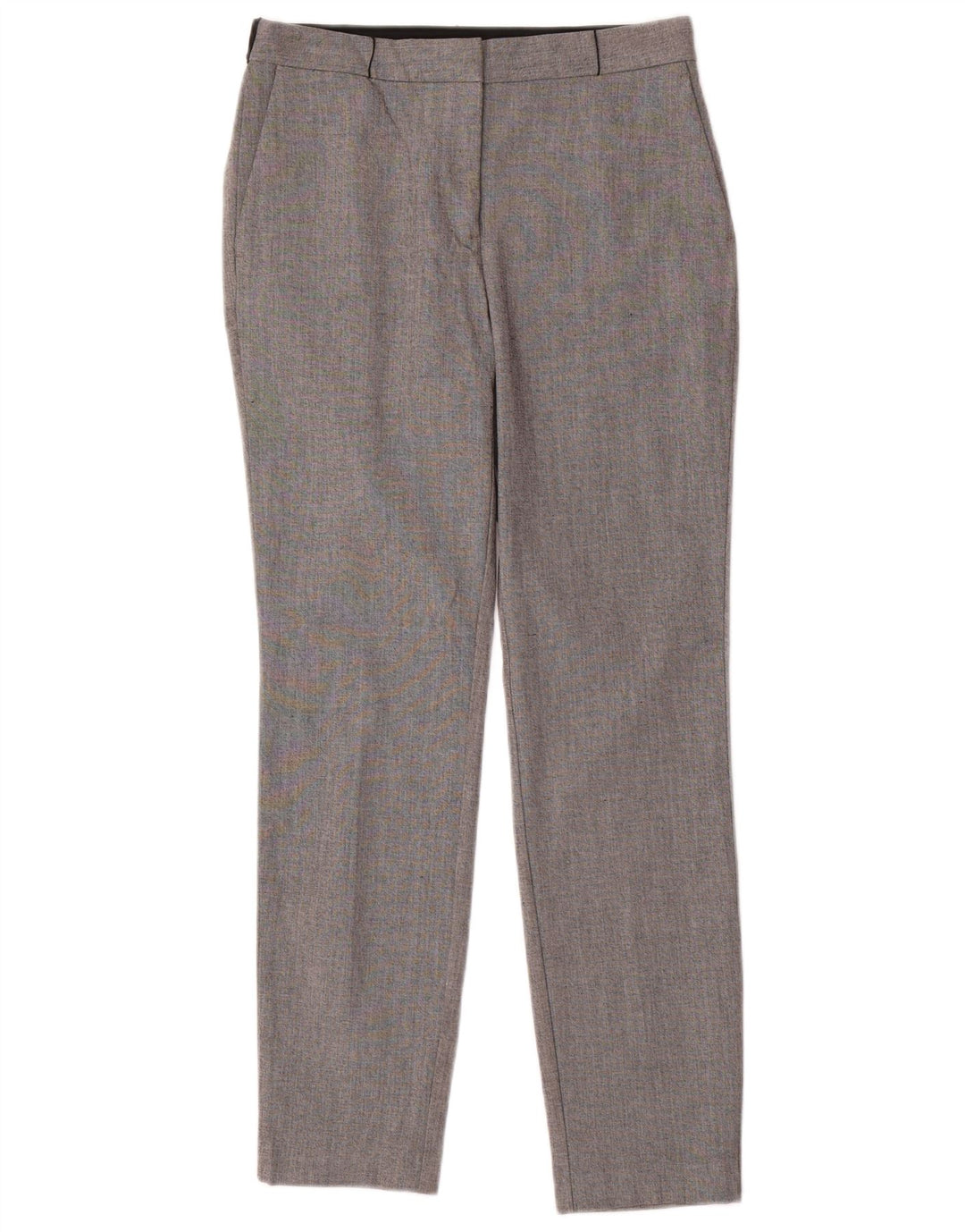 Zara Mujer Pantalón De Traje Slim Medium W28 L28 Gris