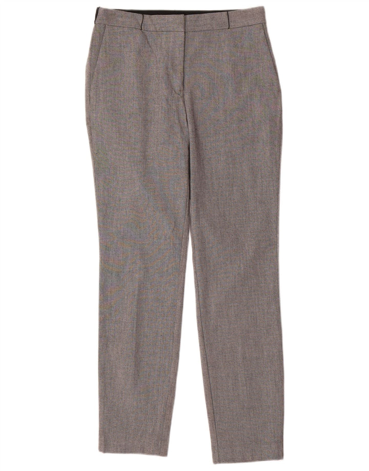 Zara Mujer Pantalón De Traje Slim Medium W28 L28 Gris