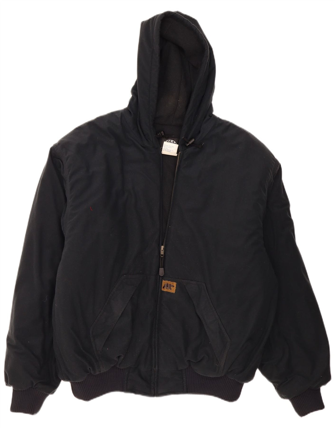 Polar King Chaqueta acolchada con capucha para hombre UK 42 XL Poliéster azul marino