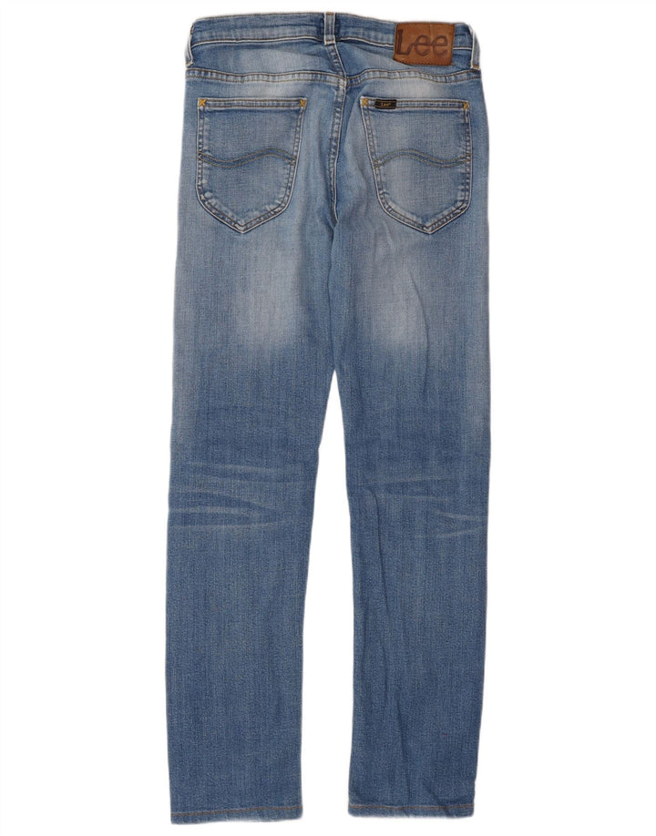 Vaqueros Lee Daren Straight para Mujer W28 L32 Algodón Azul
