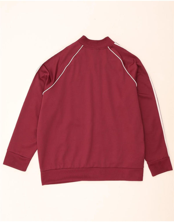 Adidas - Chaqueta de chándal para mujer, talla 38/30, 3XL, algodón burdeos