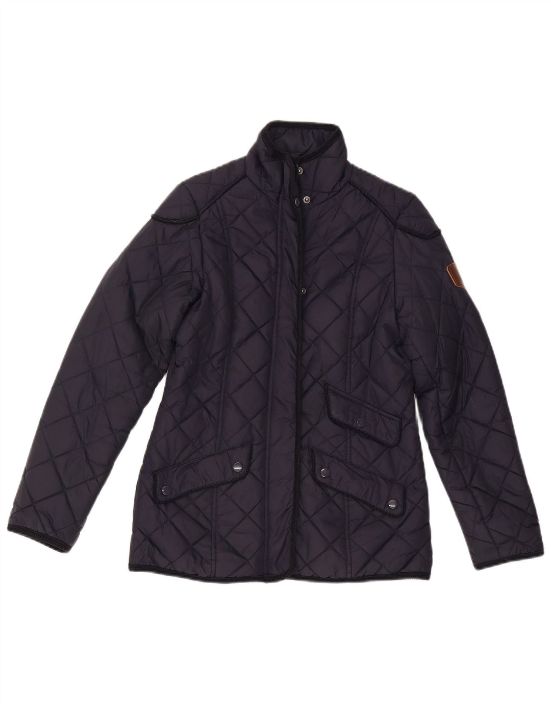 Puffa Chaqueta acolchada para mujer UK 6 XS Poliamida azul marino