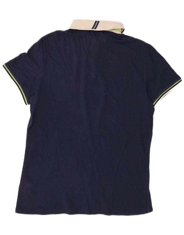 Trussardi Jeans Polo Rugby Hombre 2XL Azul Marino Algodón