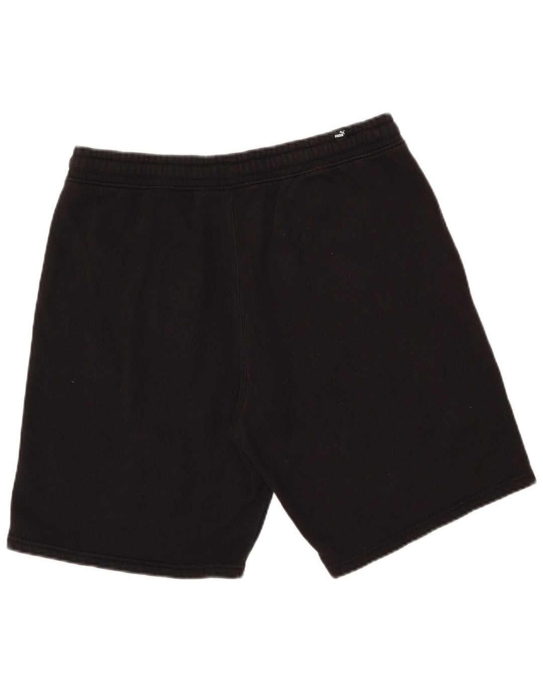 PUMA Pantalones cortos deportivos con gráficos para hombre, talla grande, negro
