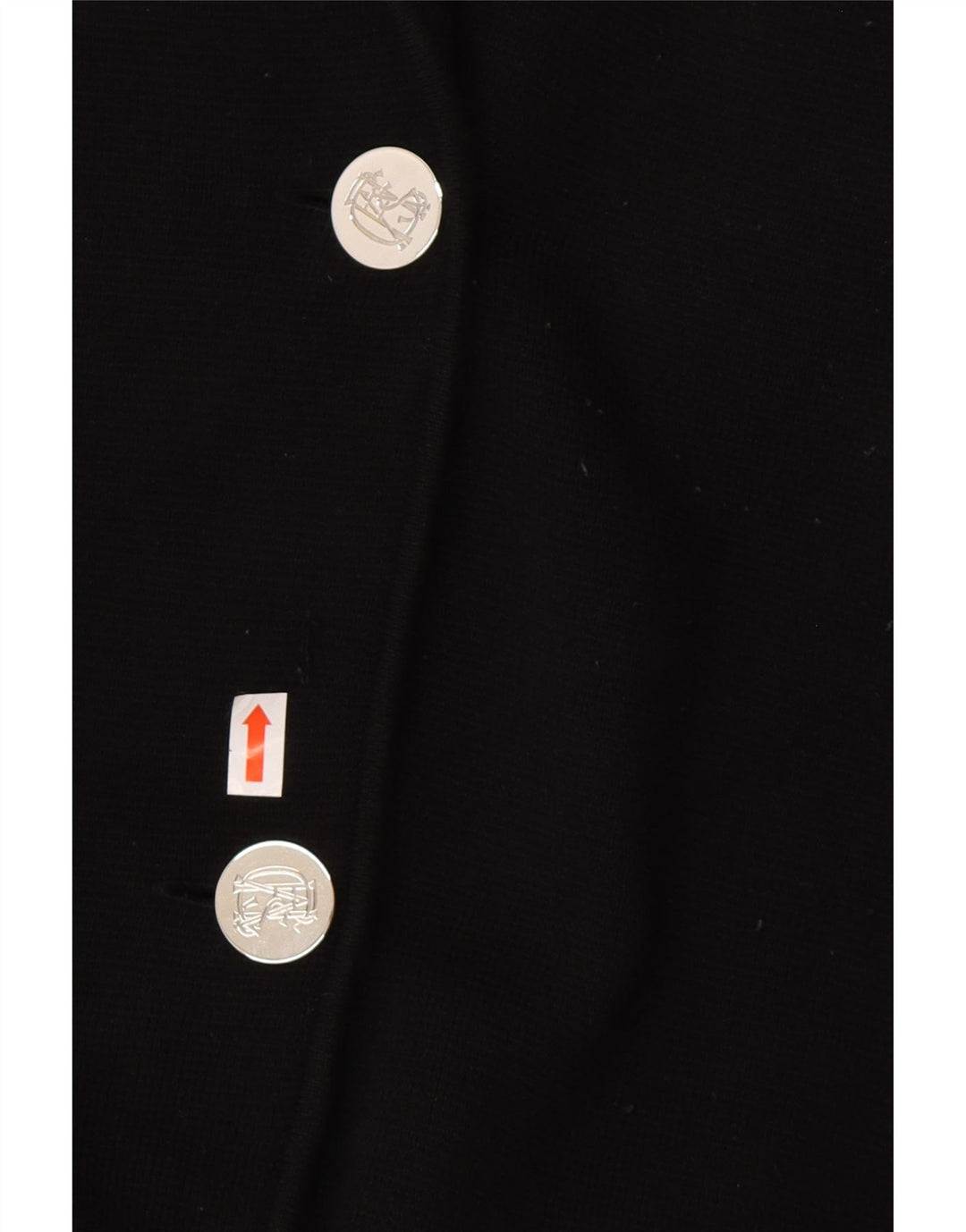 CHAPS Chaqueta tipo blazer de 3 botones para mujer UK 14 Mediana Algodón negro