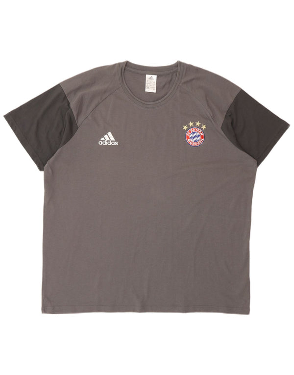 Adidas Hombre FC Bayern München Camiseta Top 2XL Gris Algodón