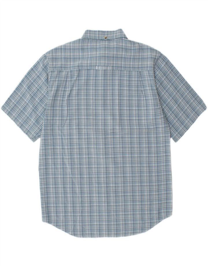 Camisa The North Face Hombre Manga Corta Small Blue Check Modal