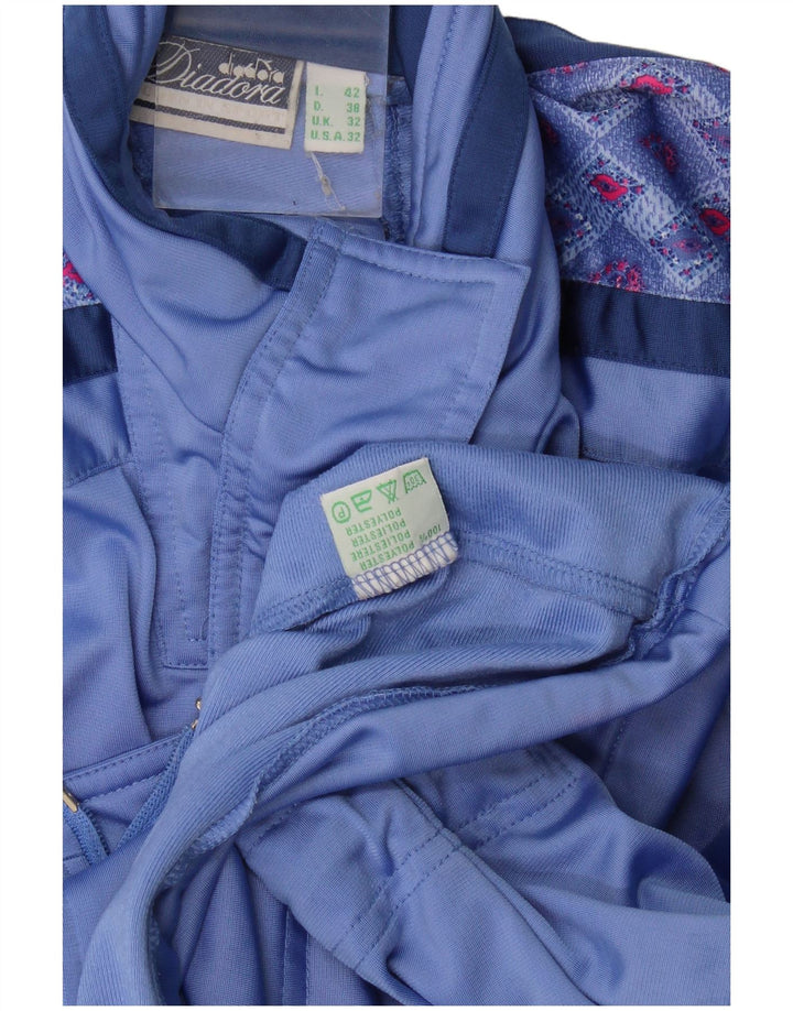 Diadora Chaqueta Top De Chándal Extragrande IT 42 Medium Blue Floral