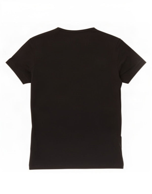 Camiseta Lacoste Mujer Top Talla 42 Grande Algodón Negro