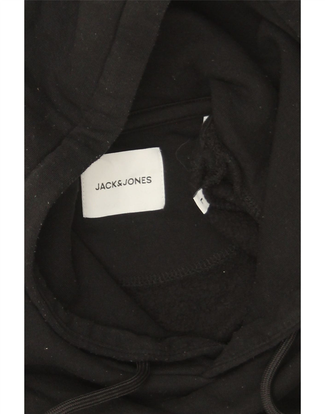 Jack & Jones Hombre Sudadera con capucha Jumper Large Poliéster negro