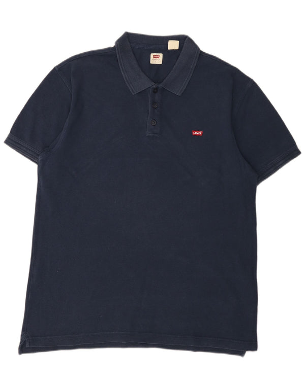 Polo Levi's para hombre de algodón azul marino grande