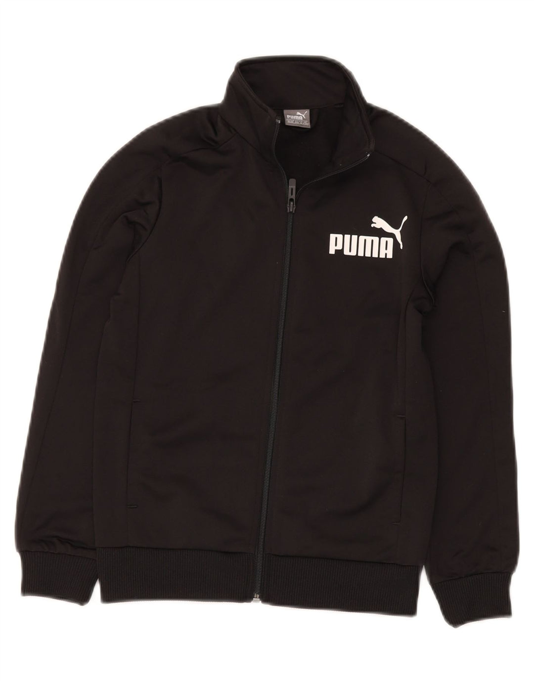 PUMA Chaqueta de chándal gráfica para niños 9-10 años Mediana Negro Poliéster