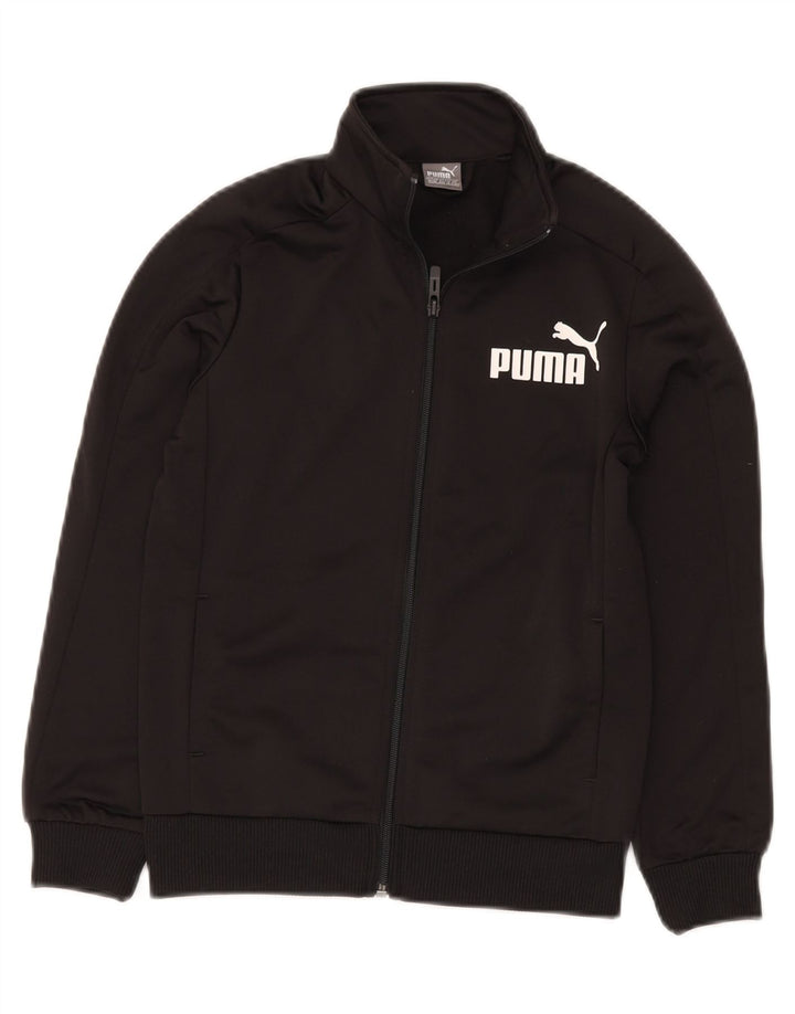 PUMA Chaqueta de chándal gráfica para niños 9-10 años Mediana Negro Poliéster