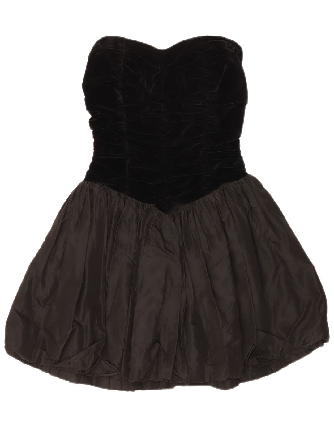 Vestido sin tirantes Aria para mujer UK 40 Small Black Colorblock