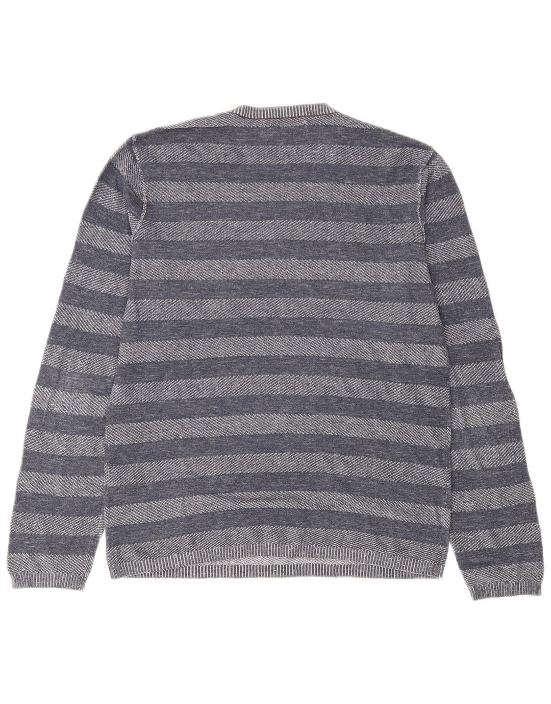 Jersey Jack & Jones Hombre con Cuello Redondo y Rayas Azul Marino Medio