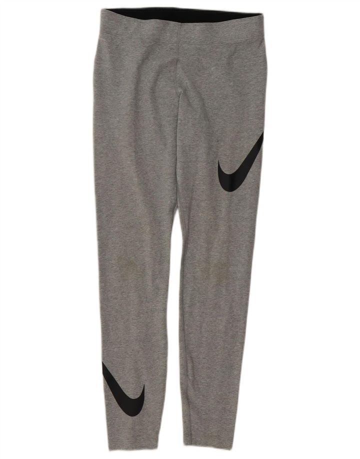 Nike Leggings para mujer UK 44 Gris medio Algodón Deportes