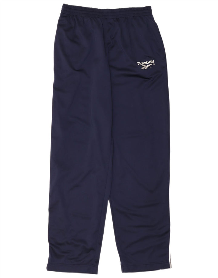 Pantalones de chándal Reebok Hombre Azul marino medio Colorblock Poliéster