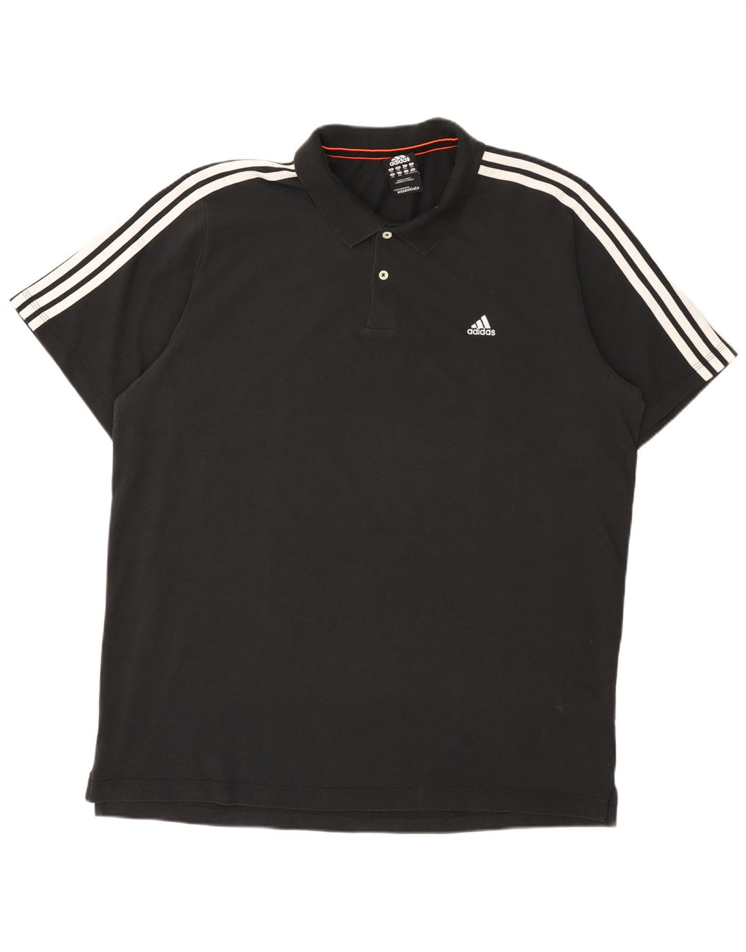 ADIDAS Polo Climalite para hombre 2XL Algodón negro