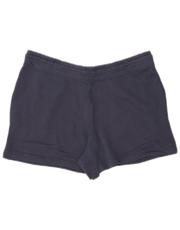 NIKE Pantalones cortos deportivos para mujer UK 46 Grande Azul marino Algodón