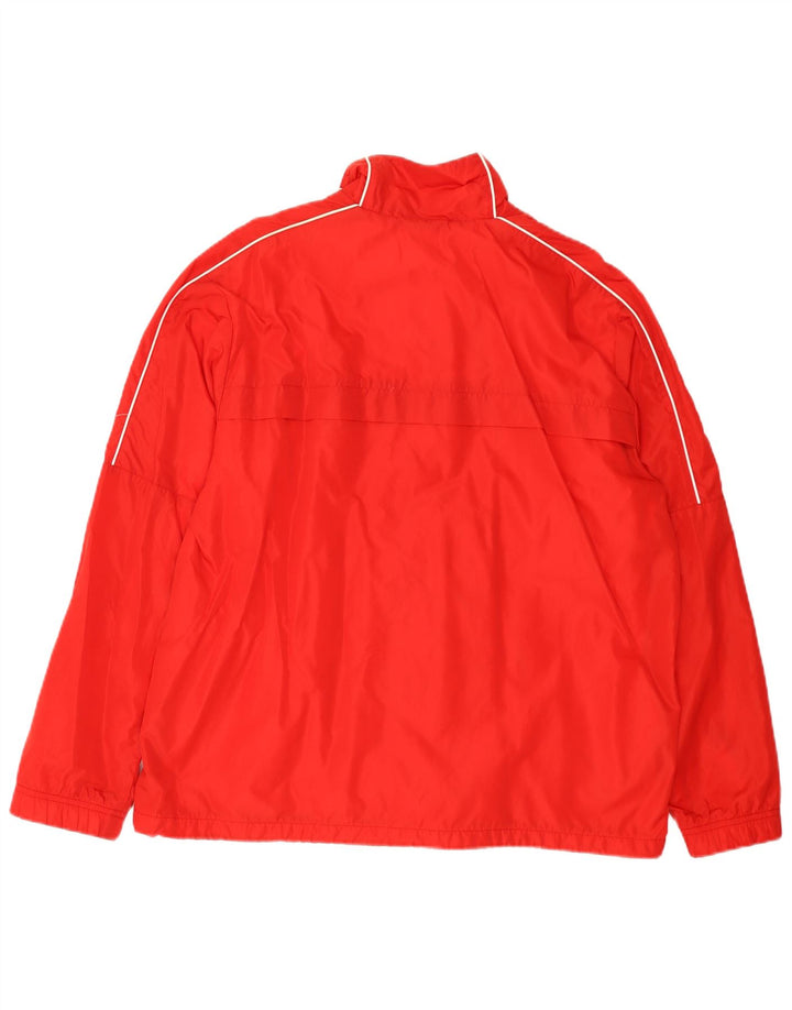 Nike - Chaqueta cortavientos para hombre, talla 41/43, talla grande, color rojo