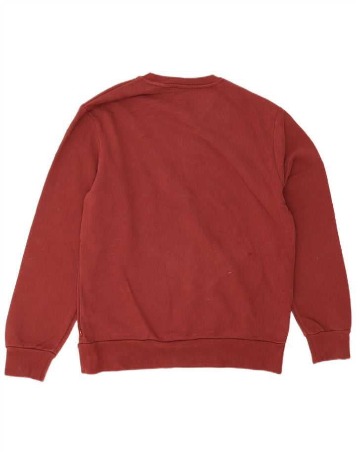 Levi's Hombre Sudadera Jumper Medium Borgoña Algodón