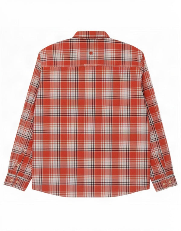 Camisa de corte clásico para hombre de Fat Face XL de algodón a cuadros rojos