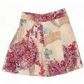 Benetton Falda Acampanada W30 Mediana Multicolor Floral