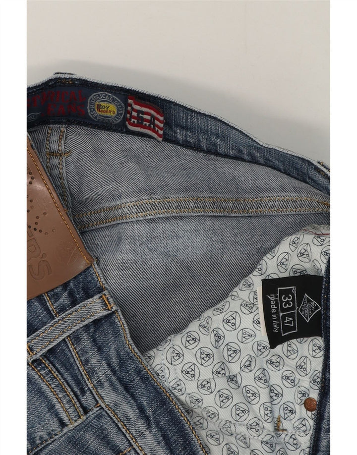 Roy Rogers Vaqueros ajustados para hombre W33 L30 Algodón azul