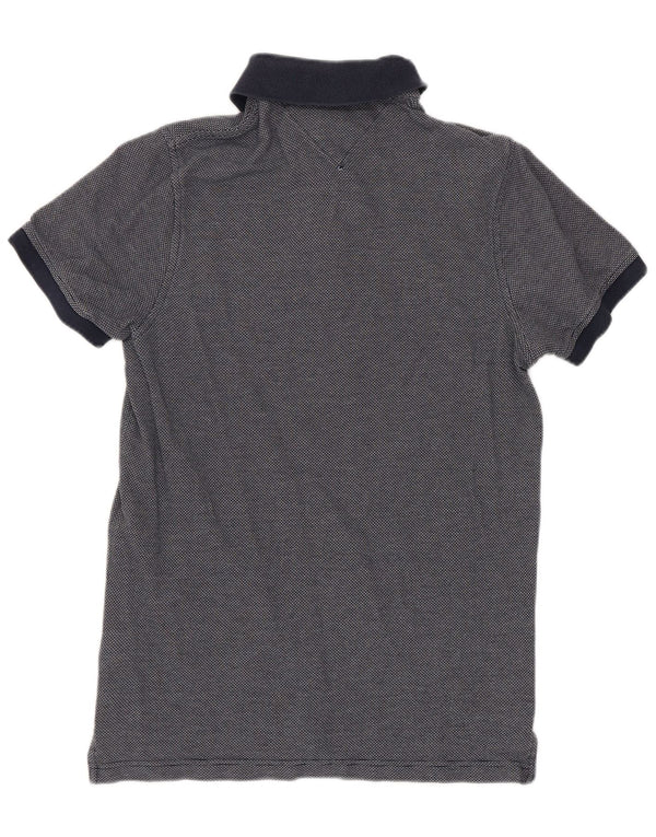Tommy Hilfiger Polo Slim Fit para Hombre XS Algodón con Manchas Azul Marino