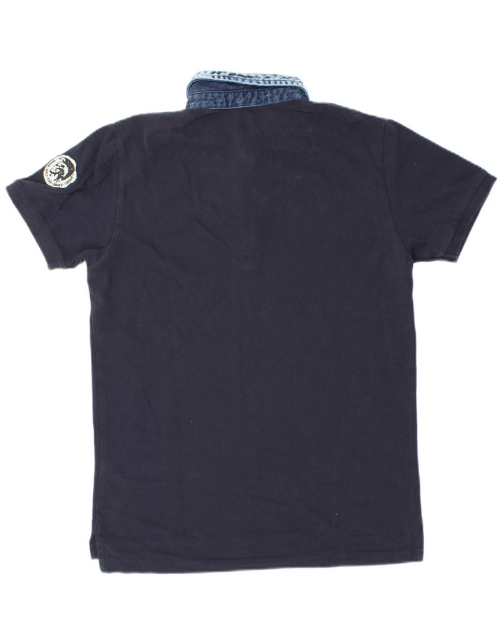 DIESEL Polo Hombre Small Azul Marino Algodón