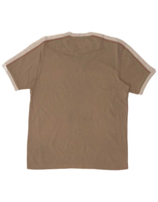 Champion Camiseta Gráfica De Ajuste Fácil Para Hombre Top Grande De Algodón Con Bloques De Color Gris