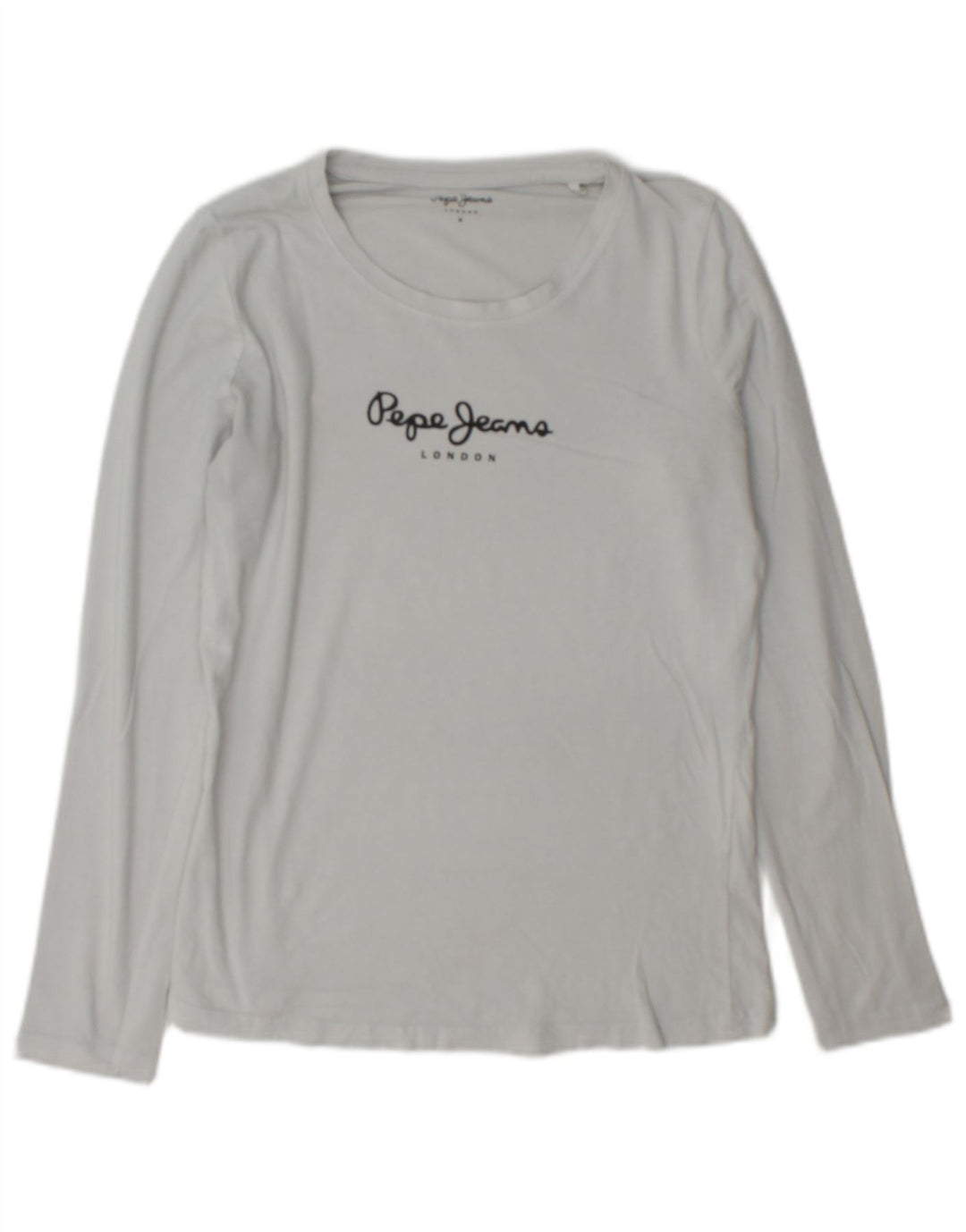 PEPE Jeans Top gráfico para mujer de manga larga UK 44 Gris medio
