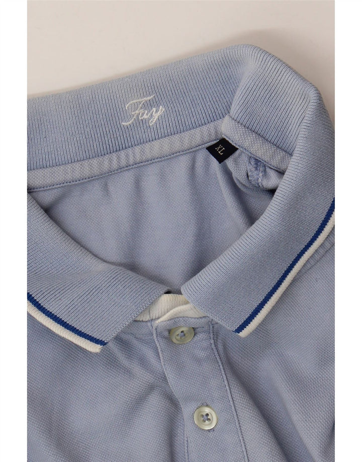 FAY Polo Hombre XL Rayas Azules