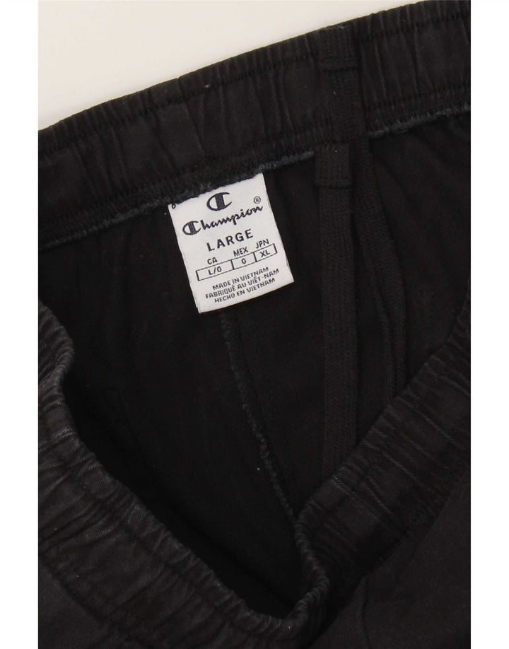 Champion Cargo Pantalones De Chándal para Hombre Joggers Large Black