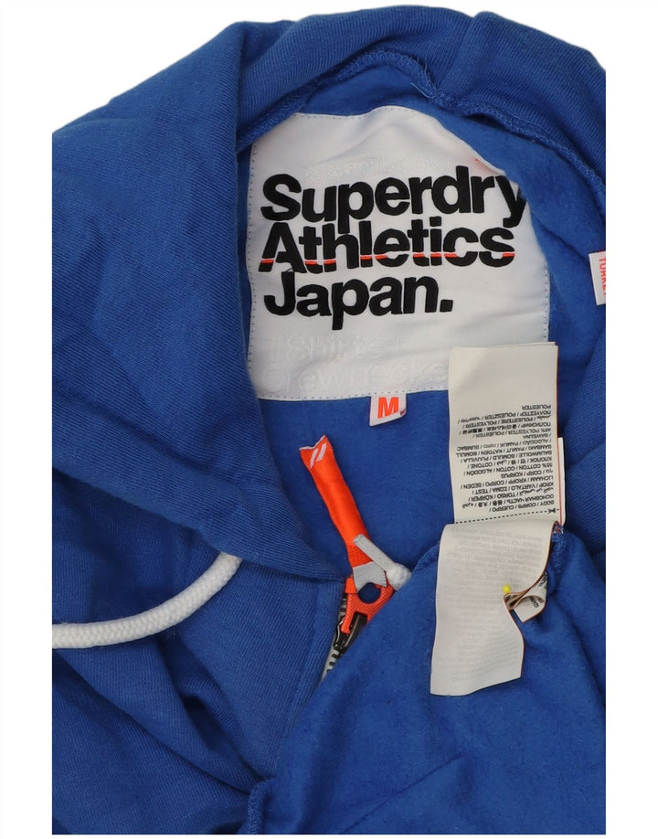 Superdry Hombre Sudadera Con Capucha Y Cremallera De Algodón Azul Medio