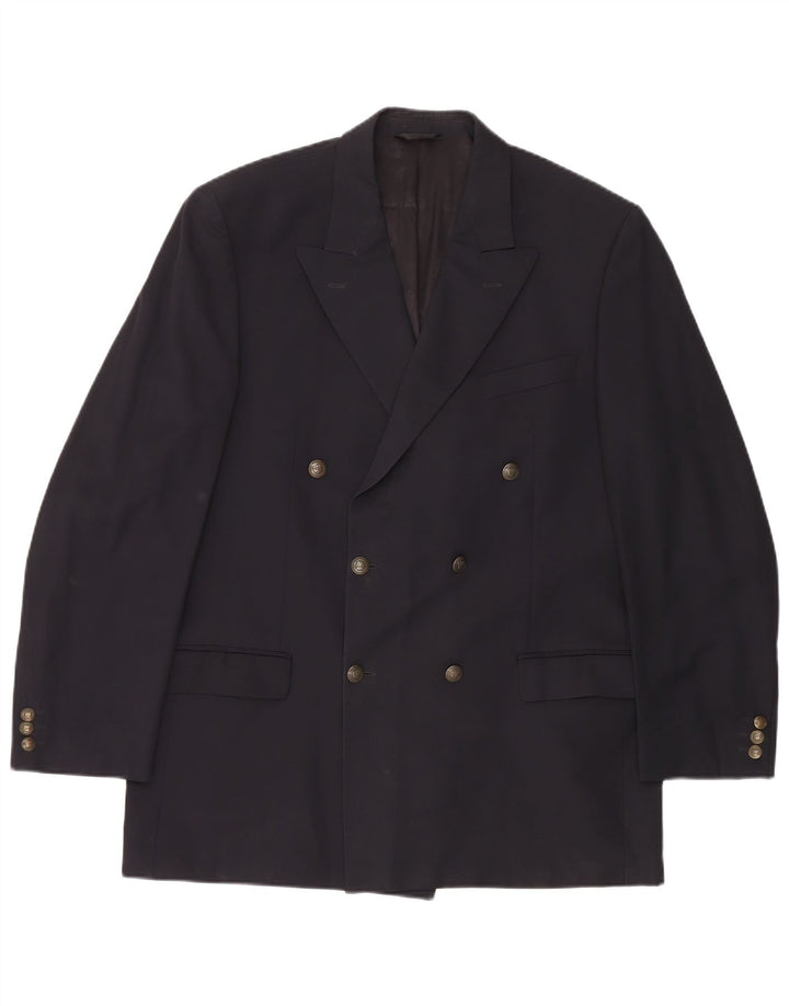 MARKS & SPENCER Chaqueta tipo blazer con doble botonadura para hombre UK 42 Large Azul marino