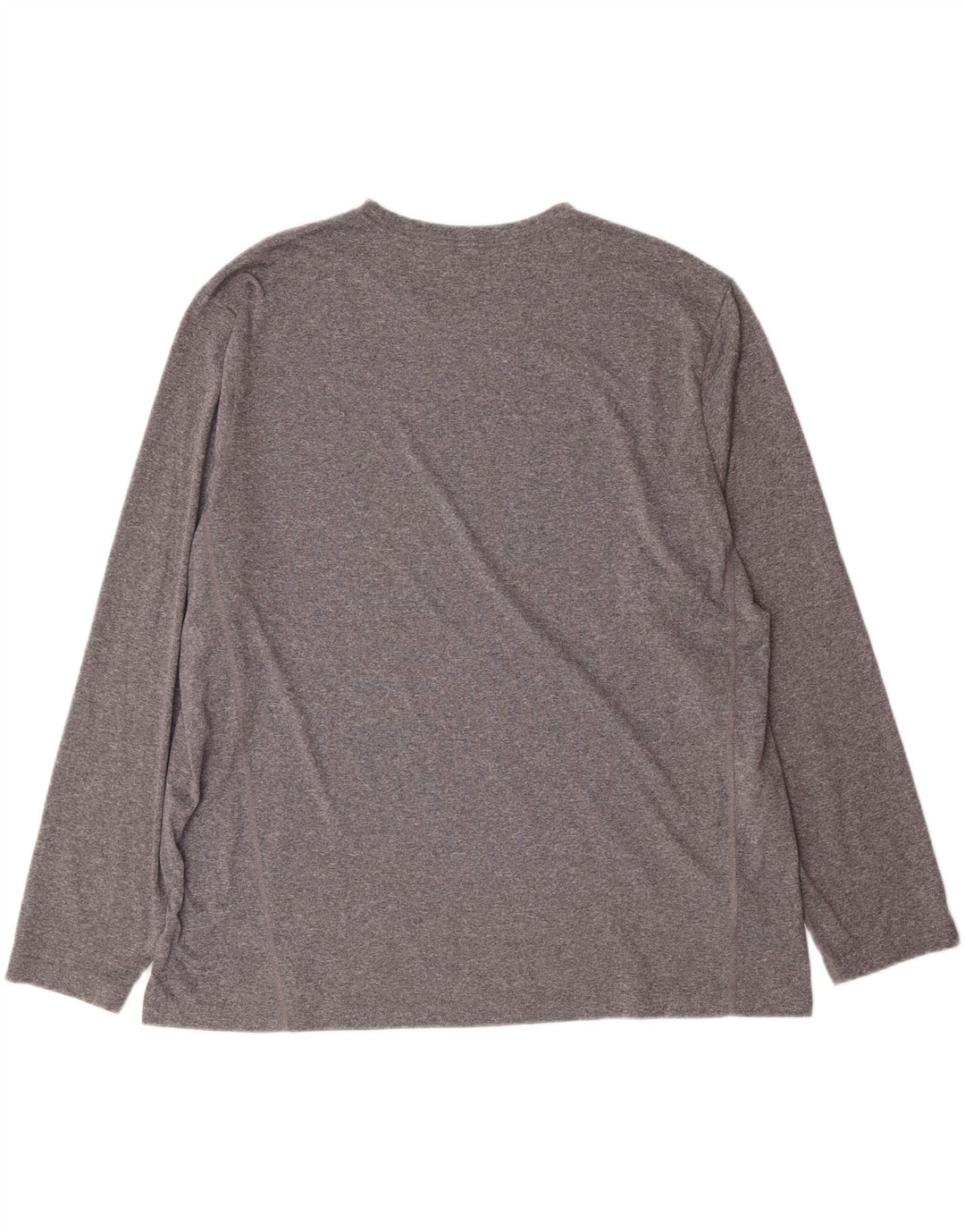 EDDIE BAUER Mens Top Long Sleeve XL Grey Polyester Vintage Eddie Bauer and Second-Hand Eddie Bauer from Messina Hembry 