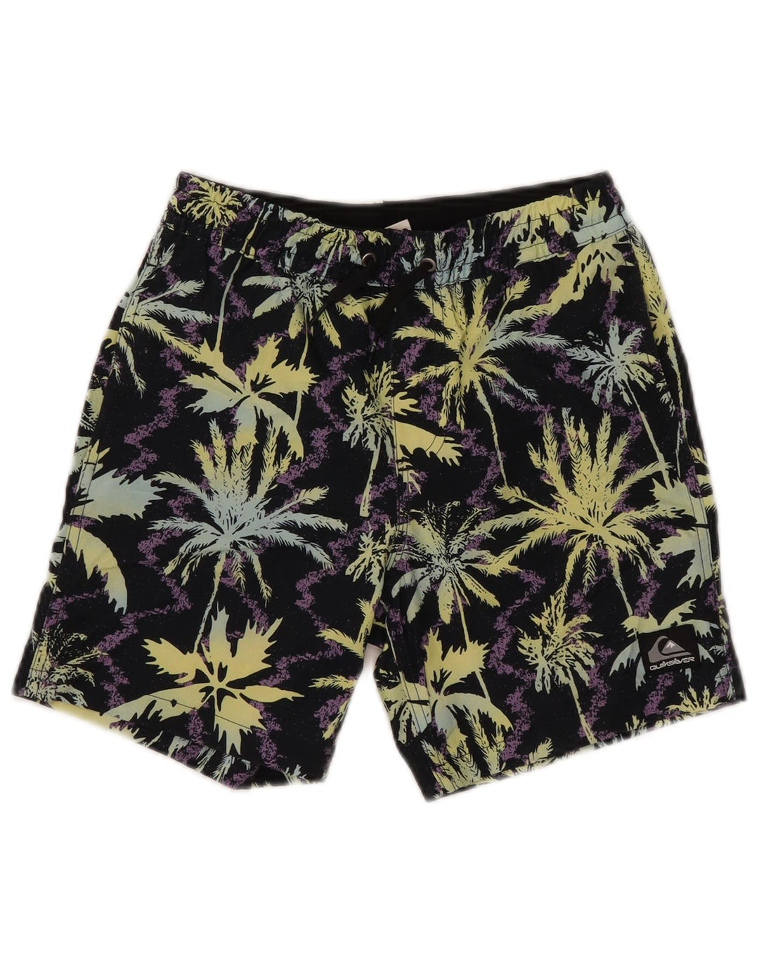 Quiksilver Bañador gráfico para niños 9-10 años Mediano Negro Poliéster
