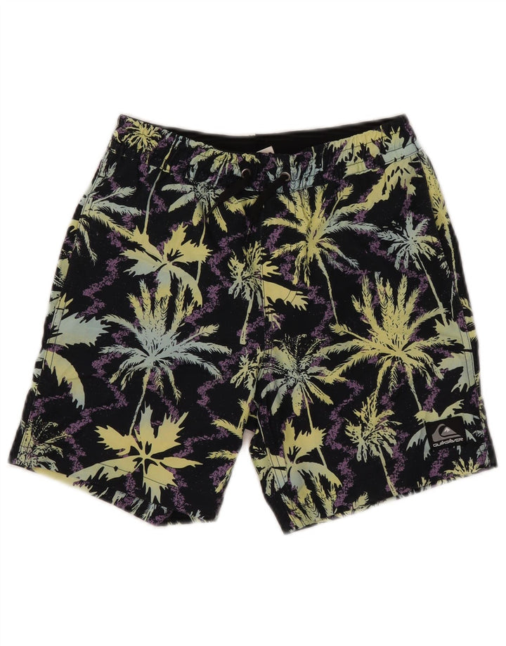 Quiksilver Bañador gráfico para niños 9-10 años Mediano Negro Poliéster