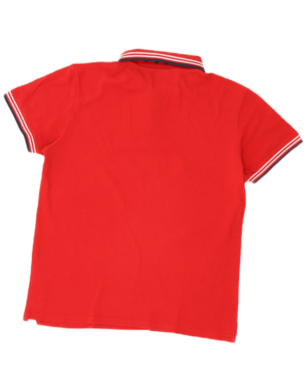 Polo North Sails Hombre Grande De Algodón A Rayas Rojas