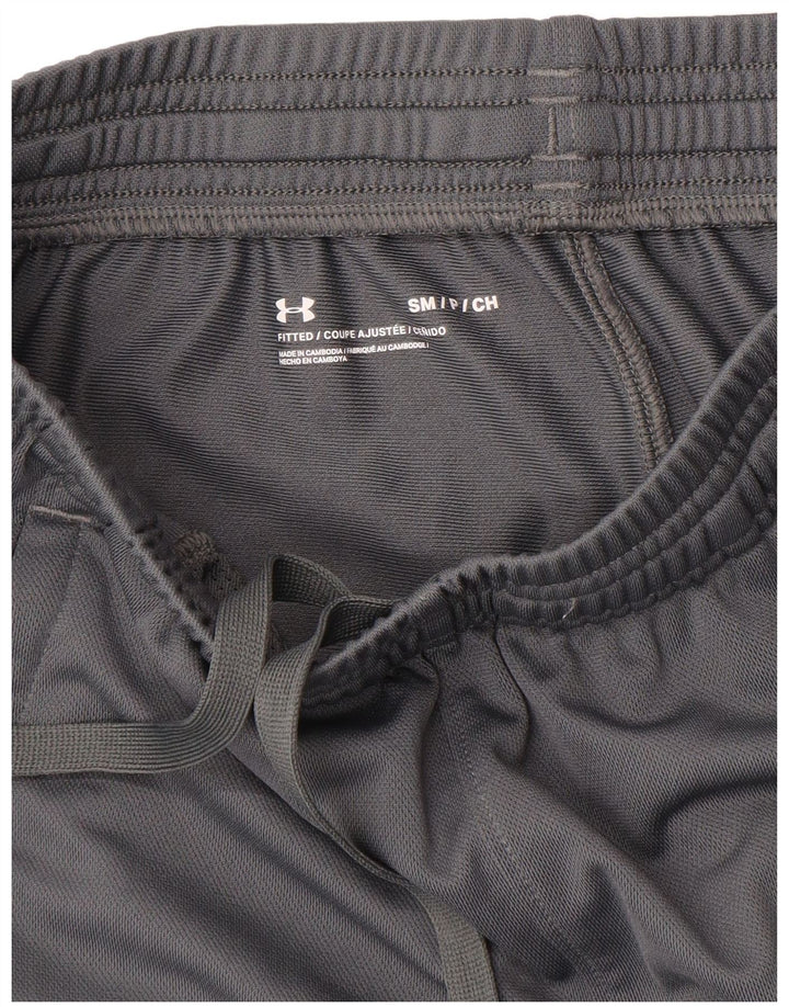 Under Armour Pantalón de chándal ajustado para hombre, talla pequeña, gris