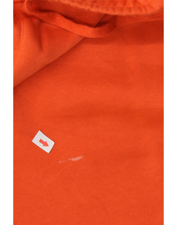 Puma Pantalones cortos deportivos gráficos para hombre de algodón naranja medio