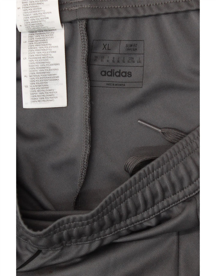 Adidas Pantalones De Chándal Slim Fit Hombre XL Gris Poliéster