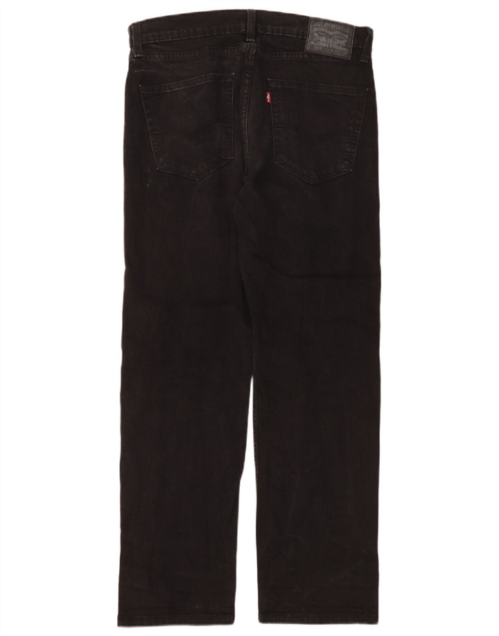 Levi's Jeans rectos 505 para hombre W34 L30 Algodón negro