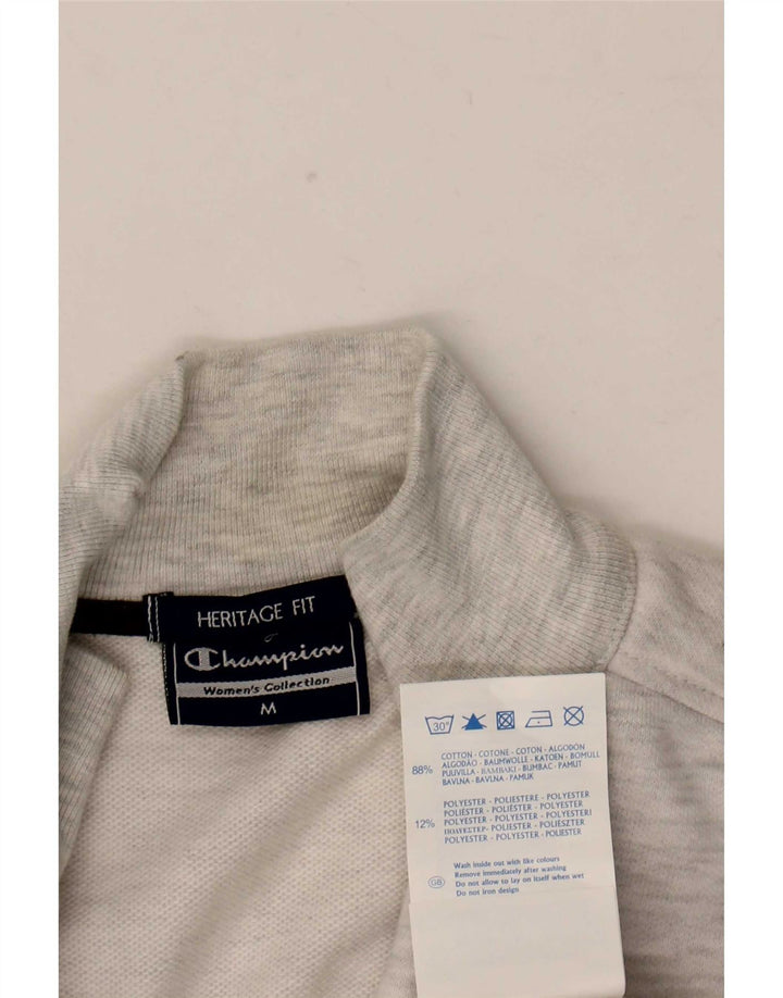 Champion Chaqueta de chándal Heritage Fit para mujer Reino Unido 40 Gris medio moteado