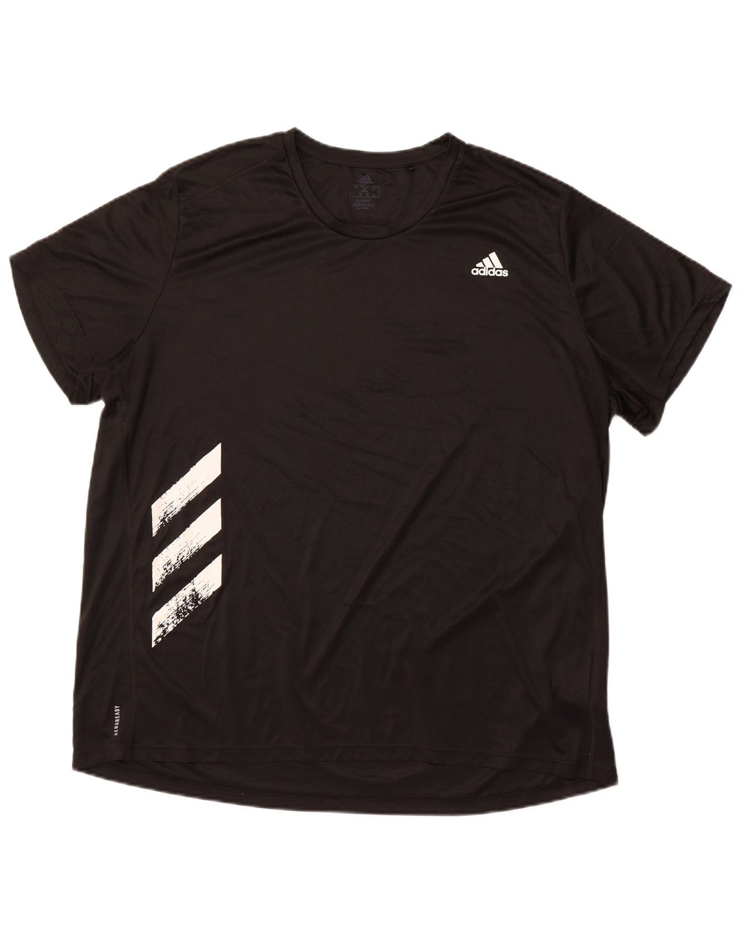 ADIDAS Camiseta de running para hombre Top 2XL Negro Poliéster Deportes