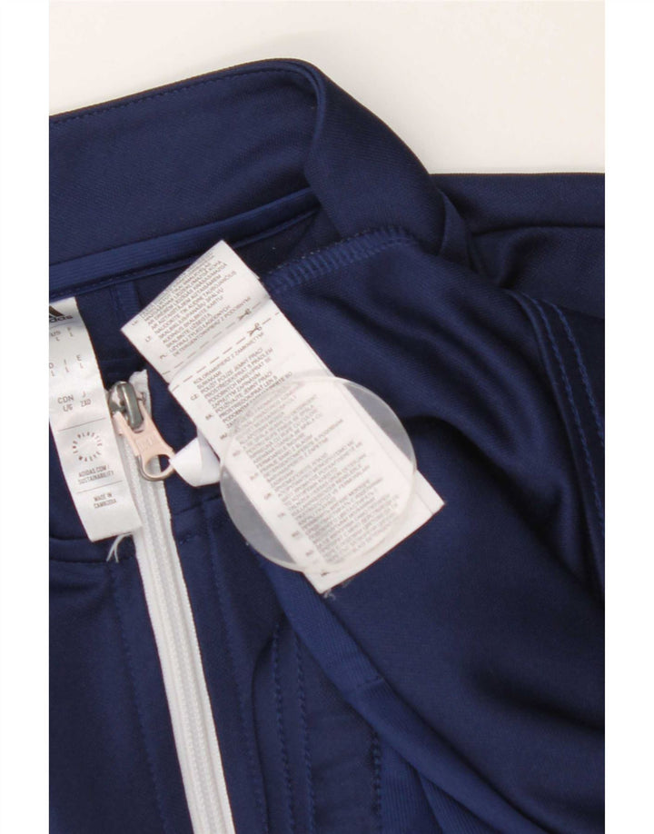 Adidas Hombre Chándal Top Chaqueta Grande Azul Marino Poliéster
