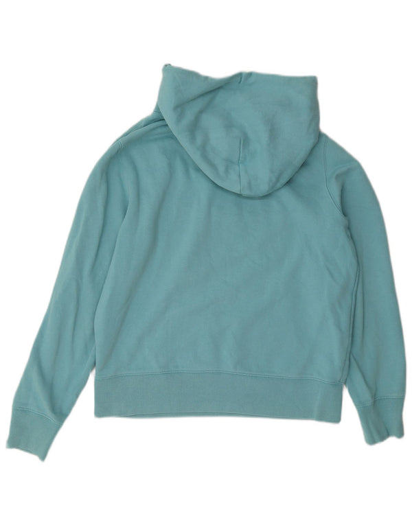 Gap Womens Graphic Regular Fit Hoodie Jumper UK 12 Medium Blue