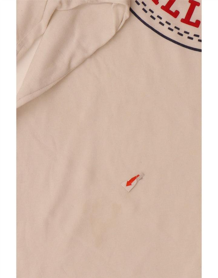 CONVERSE Camiseta gráfica para niño 10-11 años Mediano Blanco Algodón